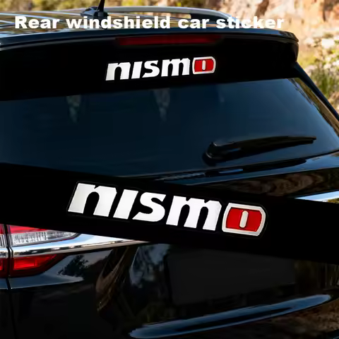 Car Front and rear windshield shade decorative sticker For Nismo Nissans Tiida Teana Skyline Juke X-