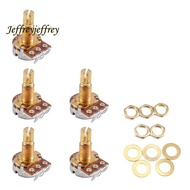 Guitar Potentiometer Audio Volume&Tone Pots Switch Control A500k Split Shaft Taper Potentiometers Go