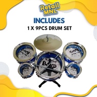 Hot Retailmnl MINI Drums Kit Simulation Jazz Percussion Music Instrument Toys for Kids