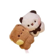 一二布布毛絨公仔掛飾 情侶掛件 書包配件 熱賣玩偶- 高品質【一二毛絨珠鏈款】 均碼