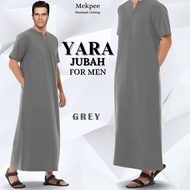 Men Fashion Jubah Lelaki Dewasa Yara by Mekpee Muslimah Collection Exclusive Cey Fabric (S To 7XL)