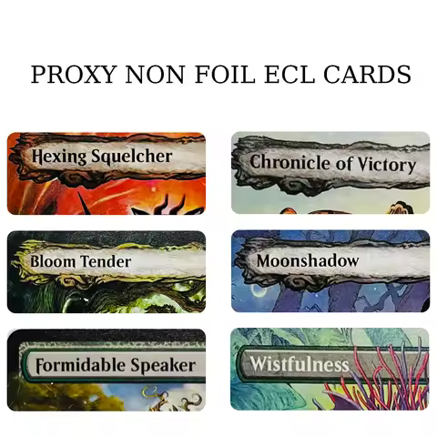 Liliana’s Magical Custom and Proxy Hight Quality ECL NON FOIL Sword Cards Bloom Tender Chronicle of 