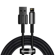 Baseus สายชาร์จ 1m/2m PD 20W USB C ถึง Lightning สำหรับ iPhone 13 Pro Max 12 11 Series Fast PD Charge Data Sync สายถักไนลอน