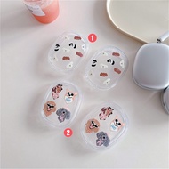NEW TPU Generation Case for AirPods Max Sunglasses Dog Cute Avatar All-Inclusive Protection Wireless Headphones Casing for AirPods Cover