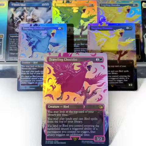 FIN PIP LTR FOIL4-03 Tcg proxy magic cards Traveling Chocobo Cloud, Midgar Mercenary farewell Ravage