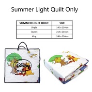 Disney Winnie The Pooh Fitted Sheet Set / Disney Winnie The Pooh Summer Light Quilt 900 Thread Count