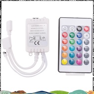 Led Strip Lights Controller,Controller RGB Led Strip Light Controller + Infrared Remote Control 24 K