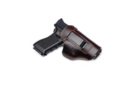 Cranssy Genuine Leather IWB Holster for Concealed Carry Fits Glock 19 23 43X 48, Taurus G3C G2C, M&P