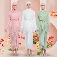 Kurung Moden Lace baju kebaya plus size Embroidery Raya Baju Tunang Nikah Kenduri tamat pengajian SE
