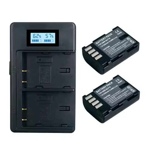 PALO 2200mAh DMW-BLF19E DMW-BLF19 Camera Battery for Panasonic Lumix GH3 GH4 GH5 G9