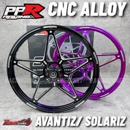 “FULL CNC ALLOY” PPR RACING S5 BINTANG STAR SPORT RIM CNC ALLOY 1.4/1.4x17 AVANTIZ SOLARIZ  EGO LC G