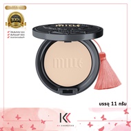 Mille แป้งชาร์โคล Charcoal Matte Cover Pact SPF25 PA++ 11g.