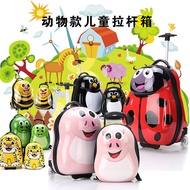 Khas Kartun Haiwan Troli Kes Comel Kumbang Ibu Beg Kanak-Kanak Bagasi Kanak-Kanak Lelaki dan Kanak-K
