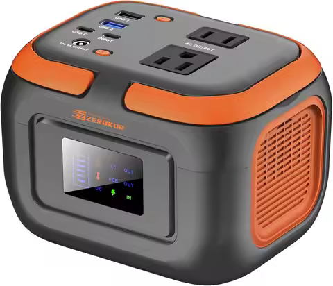 120W Portable Power Station with AC Outlet, 97.6Wh Battery Pack for Camping Home Backup