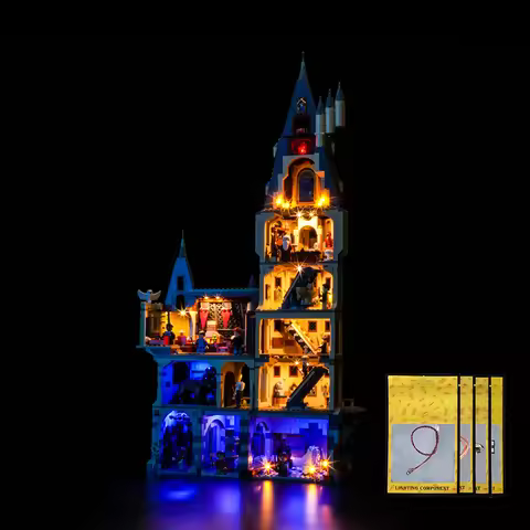 Vonado 5V LED light (no model) suitable for LEGO 76454 Hogwarts ™ Castle: The Main Tower Gift Decora