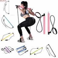 MAURICE Pilates Bar Kit, Muscle Multifunctional Pilates Sticks, Workout Core Stretching Workout Adjustable Yoga Resistance Bands Fitness