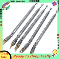 5 Pcs 32cm Length 5 Section Telescopic AM FM Radio  180 Degree