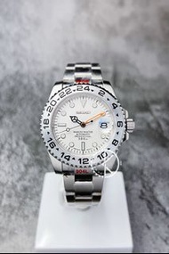 【定制】Seiko Mod Automatic Watch 40mm 潛水款 24小時GMT鋼圈大白橙 精工改裝自動機械錶