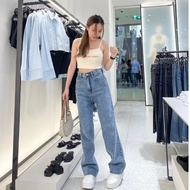 SR052 กางเกงยีนส์SARAN กระบอกสียีนส์ 1202
