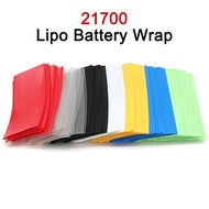 50pcs 21700 Lipo Battery Film PVC Heat Shrink Tube Precut Shrinkable Insulated Sleeve Protect Pipe C