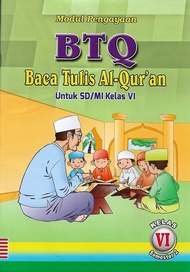 Buku LKS BTQ Baca Tulis Al-Quran kelas 6 SD/MI semester 2 kurikulum 2013