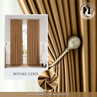 namaskar.curtain - Iris Hook/Eyelet Blackout Curtain - Code 8 (170cm-400cm)