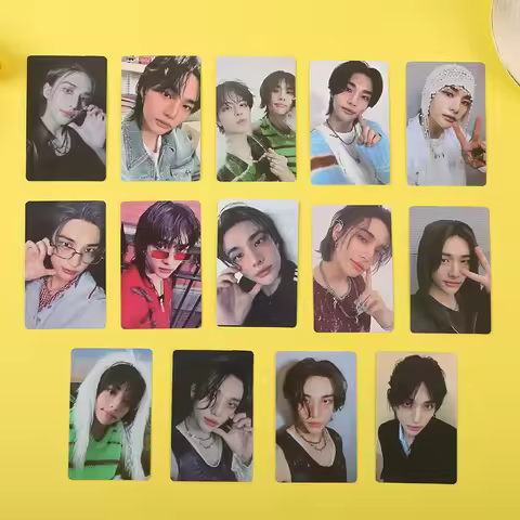 Korean Idols Photocard HYUNJIN FELIX Changbin Bangchan ATE Album Lomo Cards Photobook Card Poster Po