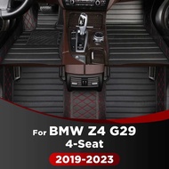 RHD For BMW Z4 G29 4-Seat 2019 2020 2021 2022 2023 Car Floor Mats Custom Auto Foot Pads Automobile C