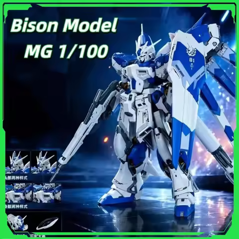 Bison Model 1/100 RX-93-ν2 Hi ν RG Enlarged Hi-ν GK Armor With Extra 1/72 Head Sculpt YeNiu 6693 Ass