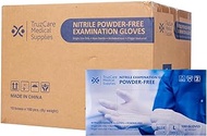 Truzcare Nitrile Gloves Powder Free (100pcs/box, Size, XS/S/M/L), Carton 10 boxes