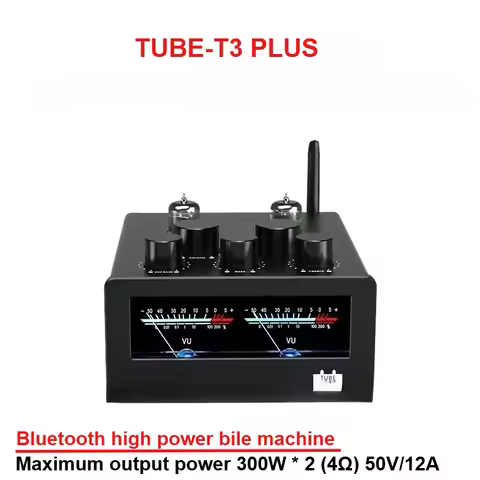 SUCA AUDIO TUBE-T3 PLUS 300W*2 Bluetooth 5.1 HiFi fever digital post-stage home small tube power amp
