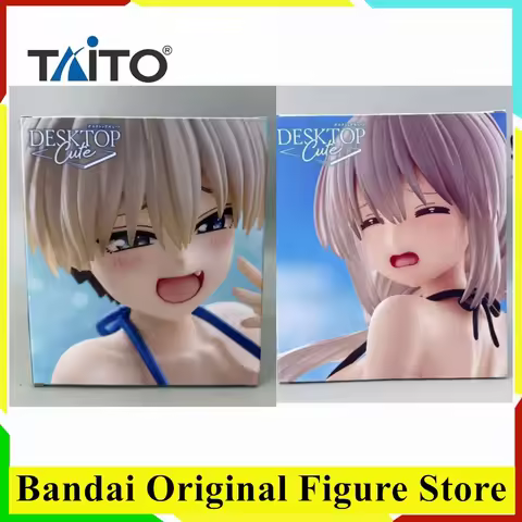 Original Taito Uzaki-chan Wants to Hang Out Anime Uzaki Tsuki & Uzaki Hana‌ Swimsuit Action Figurine