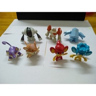 Pokemon Tomy Rattata, Raticate, Pansear, Panpour, Regiice, Registeel, Regirock