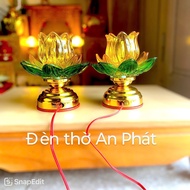 bag of small altar lamps. lotus altar lamps. crystal glass altar lamps. altar lamps type 1