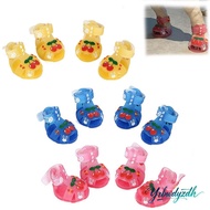 YRBWDYZDH Pet Jelly Shoes, Breathable Cool Pet Shoes, Creative Multi-Size Silicone Cat Dog Shoes Pet