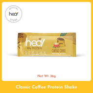 Heal Classic Coffee Protein Shake Powder Bundle of 3 Sachets- Dairy Whey Protein (36g) HALAL - Meal Replacement Whey Protein