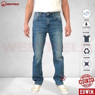 EDWIN 505 MEN'S STRETCHABLE STONE WASHES STRAIGHT CUT JEANS ( 7705 2623 )