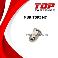 M7 MUFFLER CAP NUT 11 7MM HIGH FLANGE CAP NUT