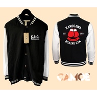 Varsity Baseball Jacket Kamogawa Boxing Gym KBG Hajime no Ippo Anime Manga Boxing