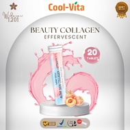 Coolvita 1 Tube 20 Effervescent Collagentablet - Collagen Drink Solubletablet + Vitamin C
