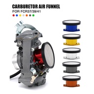Carburetor FCR37 FCR39 FCR41 Air Funnel With Net Carburetor FCR Carbs Air Filter Red Velocity Stack