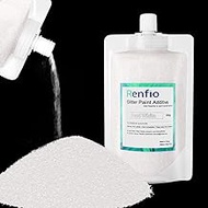 Renfio Glitter Paint Additive, 8.75oz 250g Ultra Fine Glitters Crystal 1/128" 0.008" 0.2mm Glitter P