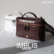 IMBLIS - IMBLIS MINI LEATHER ZIPPER POUCHES BAG