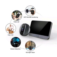 Smart WiFi Video doorbell Peephole Doorbell Viewer