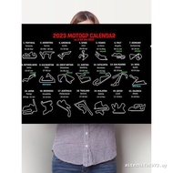 2023 F1 Racing Racing Calendar Poster Formula 1 Equation Wall Painting F1 Trackway Wall Stickers Mer
