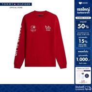 Tommy Hilfiger เสื้อยืด ผู้ชาย รุ่น MW0MW41467 XLD - สีแดง ทรง Regular