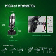 LAMPU DEPAN MO1X RTD LED H4 lampu mini proyektor motor mobil