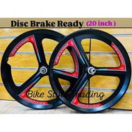 SPORT RIM / Rim Basikal / 20" BICYCLE ALLOY RIM / BMX WHEEL SET ALLOY RIM / Basikal Budak / lajak / 