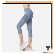 TIMETOSPORT Long Sport Leggings 7/8 Jogging Yoga Gym Fitness Aerobics Zumba Women 1073