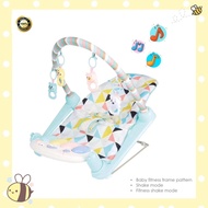 Baby Foot Piano Fitness Rack Toys Rocker Balance Chair Bouncer Kerusi Goyang Bayi